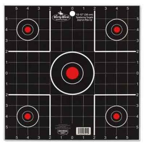 B/C TARGET DIRTY BIRD 12" - SIGHT-IN 12 TARGETS