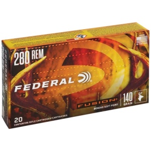 FEDERAL FUSION 280 REM 140GR - FUSION 20RD 10BX/CS