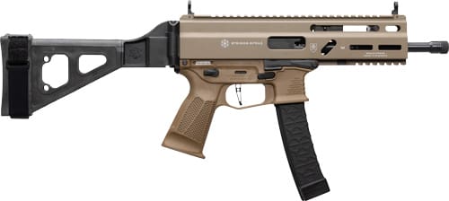 GRAND POWER STRIBOG SP9A3 9MM - 8" BBL 30 RD MAG W/BRACE FDE