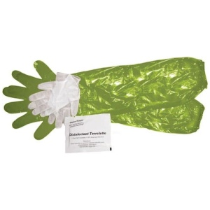 HME GAME CLEANING GLOVE COMBO - SHOULDER & WRIST W/TOWLETTE 4P