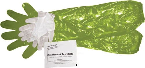 HME GAME CLEANING GLOVE COMBO - SHOULDER & WRIST W/TOWLETTE 4P