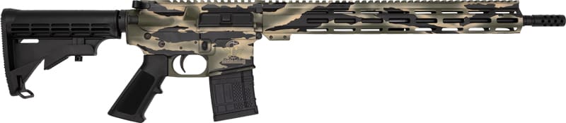 GLFA AR15 RIFLE 350 LEGEND - 16" S/S 5RD PURSUIT GREEN CAMO