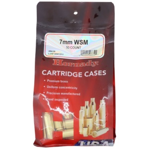 HORNADY UNPRIMED CASES 7MM WSM - 50 PACK 5PK/CS