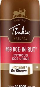 TINKS DEER LURE #69 DOE-IN-RUT - HOT SHOT GEL 5OZ. AEROSOL