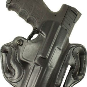 DESANTIS SPEED SCABBARD HOLSTR - RH OWB LEATHER JUDGE 3" BLK