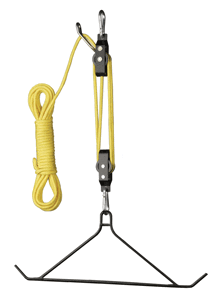 HS SKINNING GAMBREL & HOIST - 4:1 RATIO 600LBS