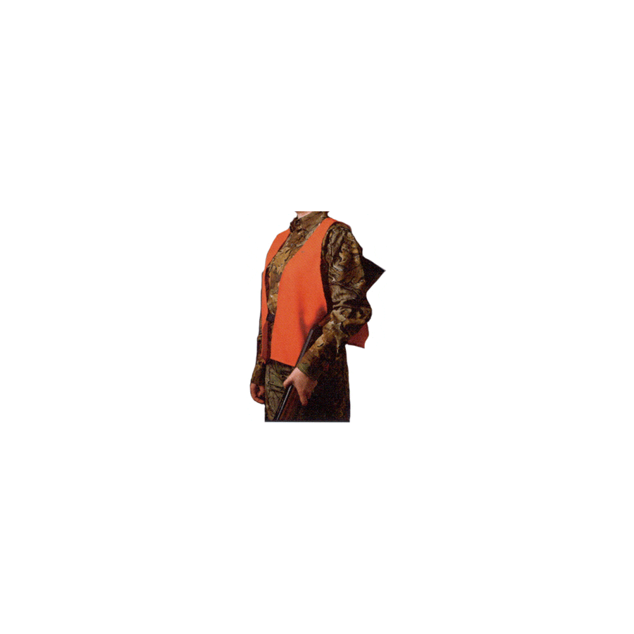 HS ORANGE SAFETY VEST SUPER - QUIET ONE SIZE MEDIUM-3XL - Image 2
