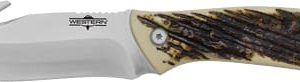 CAMILLUS WESTERN CROSSTRAIL - GUT HOOK 4.25" SS BLADE ANTLER