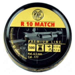 RWS PELLETS 177 R10 MATCH - 8.2 GRAINS 500-PACK