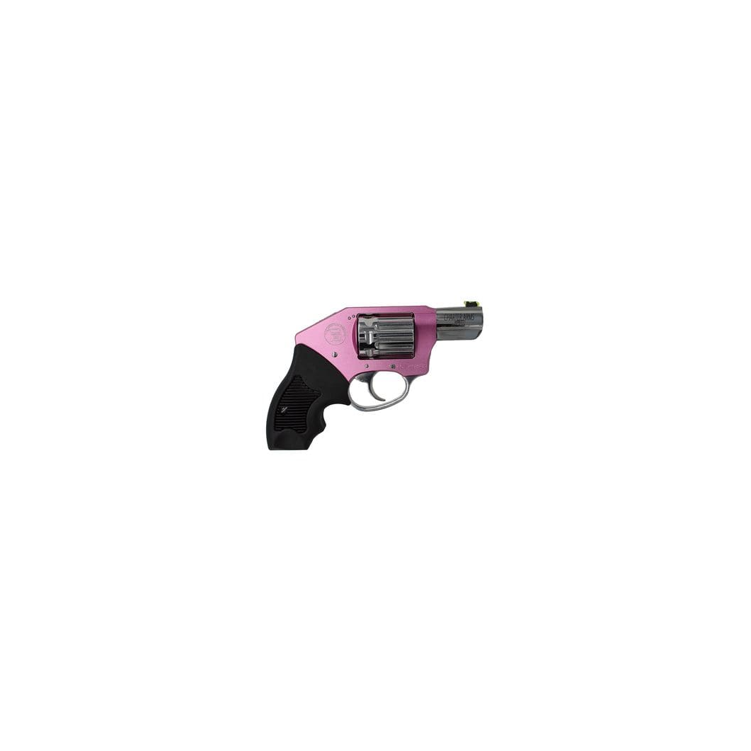 Charter Arms Model 52351 Pink Lady Off Duty 2" .22 Mag 8 Rounds Pink/Hi-Polish Stainless - Image 2