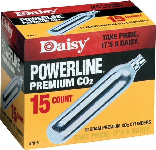 DAISY CO2 CARTRIDGES 12-GRAMS - 15-PACK
