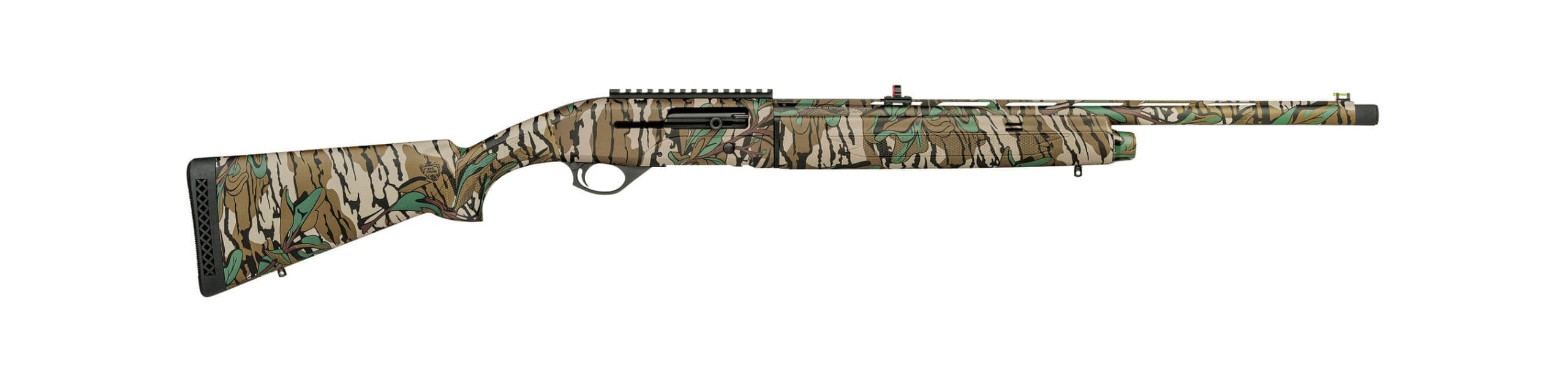 MOSSBERG SA-20 TURKEY 20G S/A 3" CHAMBER 22" VR BBL, MO GRNLEAF, 4+1