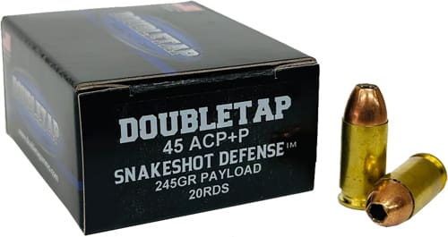 DOUBLETAP 45ACP+P SNAKE SHOT - 20RD 50BX/CS