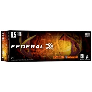 FEDERAL FUSION 6.5 PRC 140GR - TIPPED FUSION 20RD 10BX/CS