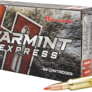HORNADY VARMINT 6.5 CM - 95GR V-MAX 20RD 10BX/CS
