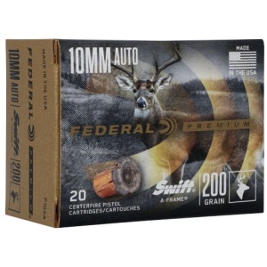FEDERAL 10MM 200GR A-FRAME JHP - 20RD 10BX/CS