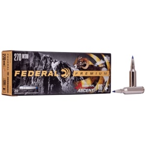 FEDERAL 270 WSM 136GR TERMINAL - ASCENT 20RD 10BX/CS