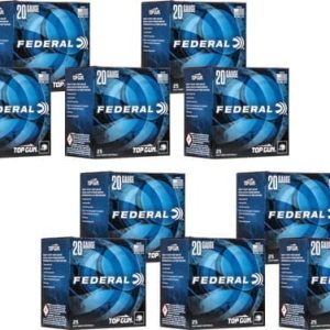 FEDERAL TOP GUN 20GA 7/8OZ - #7.5 1210FPS 250RD CASE LOT