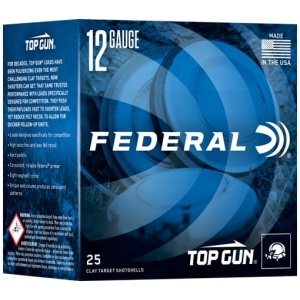 FEDERAL TOP GUN 12GA 1OZ #8 - 1250FPS 250RD CASE LOT