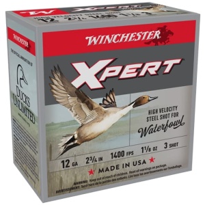 WINCHESTER XPERT 12GA 2.75" - 1-1/8OZ #3 1400FPS 25RD 10BX/C