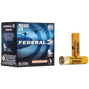 FEDERAL SPEED SHOK 20GA 3" - 7/8OZ #2 1550FPS 25RD 10BX/CS