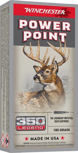 WINCHESTER SUPER-X 350 LEGEND - 180GR POWER POINT 20RD 10BX/CS