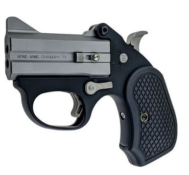 Bond Arms Stinger "Fireball" BASL-FB-9MM 3" 9mm 2 Rounds Black/Matte Stainless Extended B6 Resin Grip