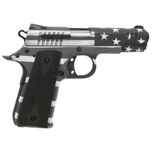 Citadel CIT380USG 1911-A1 Baby Citadel .380 ACP 3.75" 7+1 USA Flag Grayscale