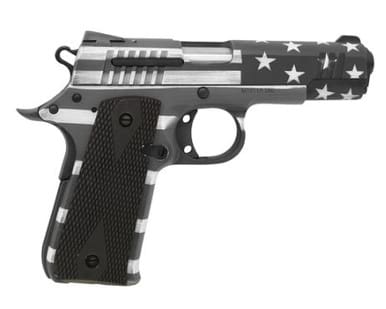 Citadel CIT380USG 1911-A1 Baby Citadel .380 ACP 3.75" 7+1 USA Flag Grayscale
