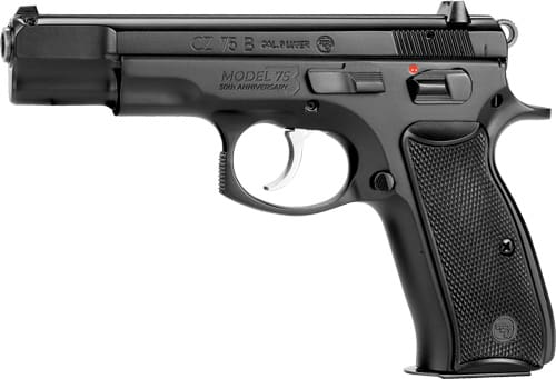 CZ 75-B 50TH ANNIVERSARY 9MM - FS 10RD BLACK POLYCOTE