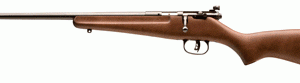 SAVAGE RASCAL YOUTH SINGLESHOT - 22LR LH ACCU TRIG BLUED/HWOOD