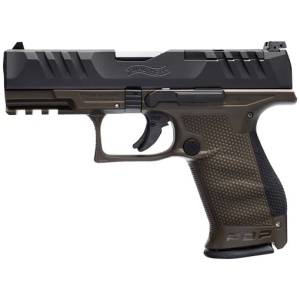 WALTHER PDP COMPACT 9MM 4" FS - 15-SHOT GREEN POLYMER FRAME