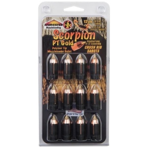 HARVESTER SCORPION 50 CAL - 300GR .451 POLY TIP SABOT 12PK
