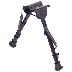 HARRIS BIPOD MODEL LM 9"-13" - W/LEG EXTENSION NOTCHES BLACK
