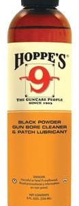 HOPPES #9 BLACKPOWDER BORE - CLEANER LUBRICANT 8OZ BOTTLE