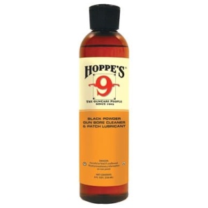HOPPES #9 BLACKPOWDER BORE - CLEANER LUBRICANT 8OZ BOTTLE
