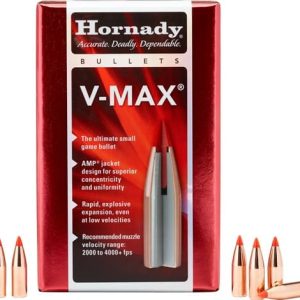 HORNADY BULLETS 22 CAL .224 - 60GR V-MAX 100CT 40BX/CS