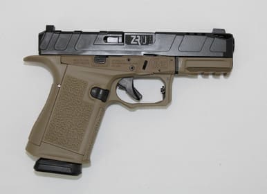 ZRO Delta 7550-0021-9990 The One Complete Modular Pistol OR 9mm 4" 15+1 Black/FDE