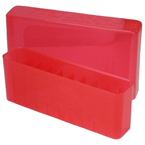 MTM AMMO BOX LARGE RIFLE - 20-ROUNDS SLIP TOP STYLE
