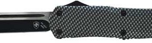 TEMPLAR KNIFE LARGE OTF CARBON - FIBER 3.5" BLACK TANTO
