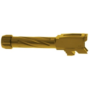 RIVAL ARMS BARREL FOR GLOCK 43 - GEN 1 THREADED GOLD