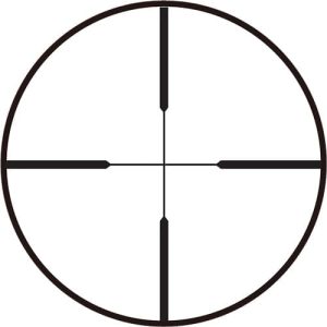 TRUGLO SCOPE TRUSHOT 3-9X40MM - DUPLEX W/WEAVER RINGS BLACK