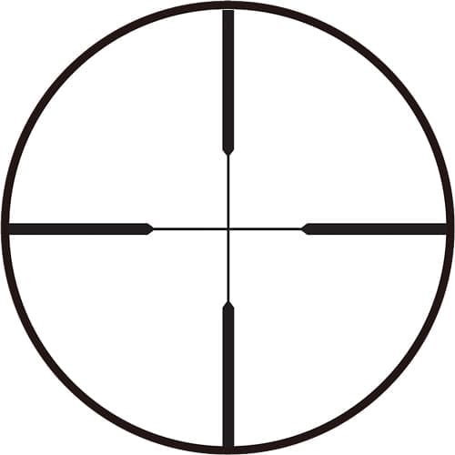 TRUGLO SCOPE TRUSHOT 3-9X40MM - DUPLEX W/WEAVER RINGS BLACK