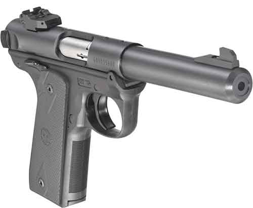 RUGER MARK IV 22/45 22LR - 5.50" ADJ. BLUED POLYMER - Image 3