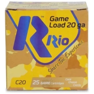 Rio Royal Buck 9P 20ga Buckshot 2.75 inch Shotgun Shells - 1Buck | 1345 fps | 25rd Box