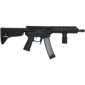 Wraithworks WARSCORP9 Side-charging AR SBR - Black | 9mm | 8.5" Barrel | 7" M-LOK Rail | Accepts Scorpion Mags | BCM Stock