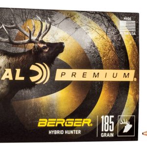 Federal 300 Win Mag Ammunition P300WBCH1 185 Grain Berger Hybrid Hunter 20 Rounds