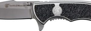 S&W KNIFE VICTORY 2.75" BEAD - BLASTED BLADE FRAME LOCK
