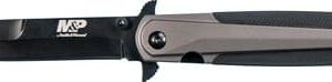 S&W KNIFE M&P DAGGER 4" BLADE - BLACK/FDE W/ POCKET CLIP