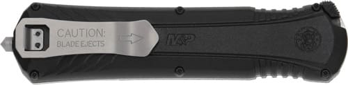 S&W KNIFE M&P OTF 3.5" AUS-8 - SPEAR BLADE TIP DOWN W/SAFETY
